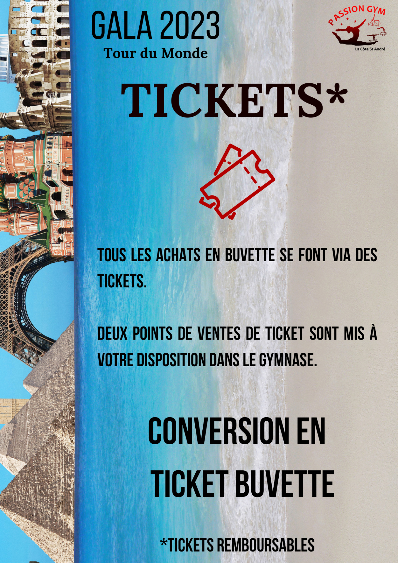 Tickets buvette